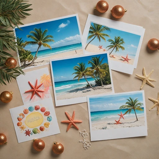Crafting the Perfect Beach-Themed Christmas Cards