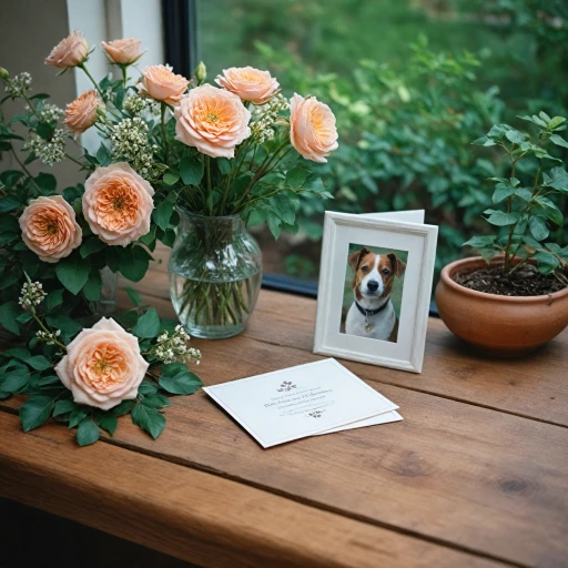 Crafting a heartfelt sympathy card for the loss of a beloved dog