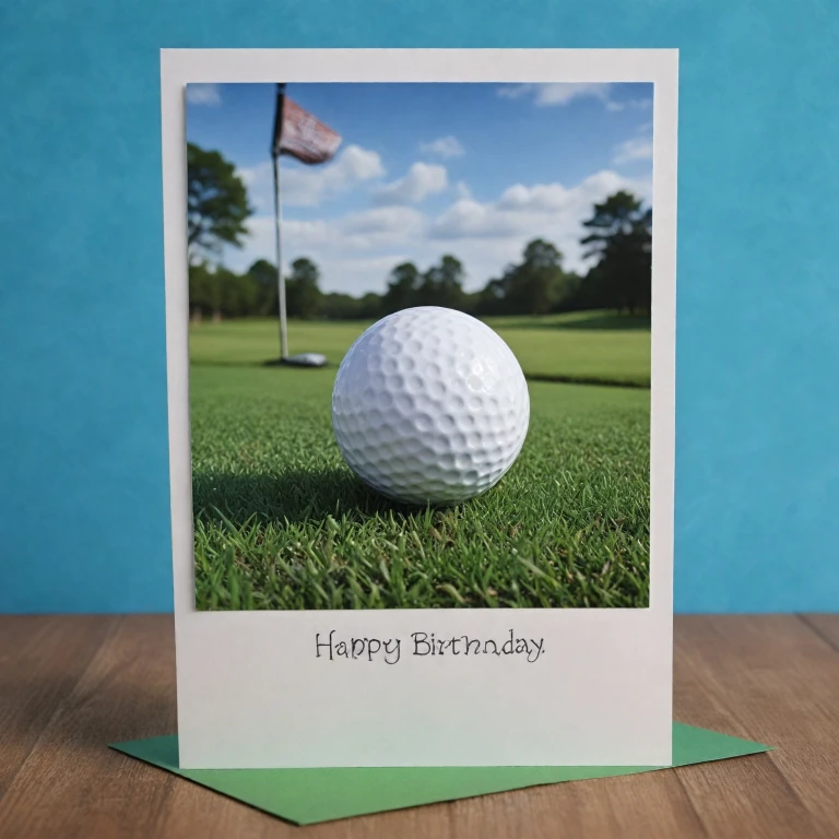 Crafting the Perfect Golf-Themed Birthday Card