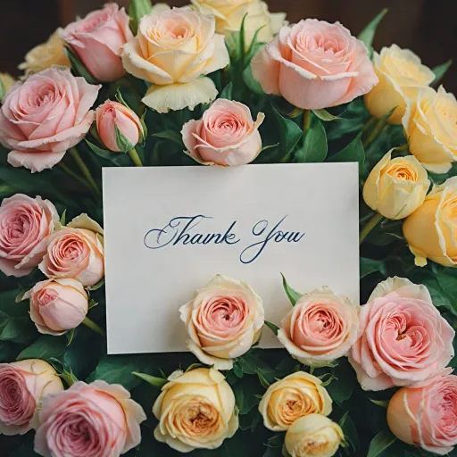 Crafting the Perfect Thank You Note for Flowers