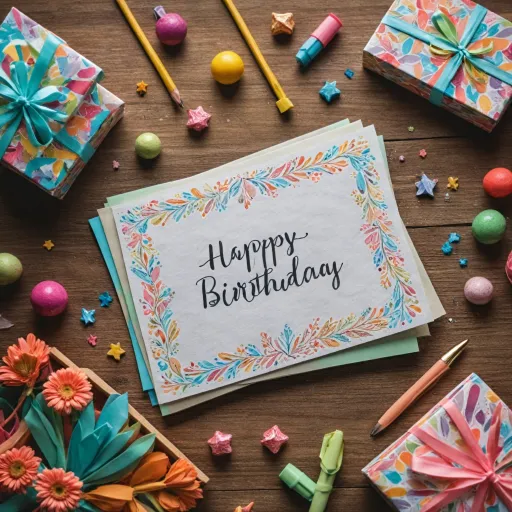 Crafting the Perfect Birthday Card for a Colleague