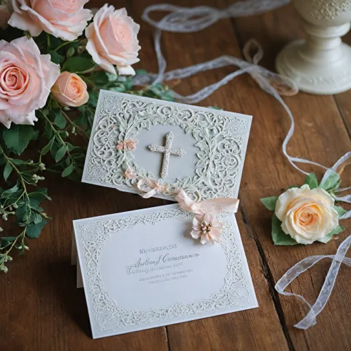 Crafting the Perfect Message for a First Communion Card