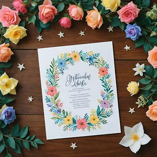Crafting Heartfelt Messages for a Bat Mitzvah Card