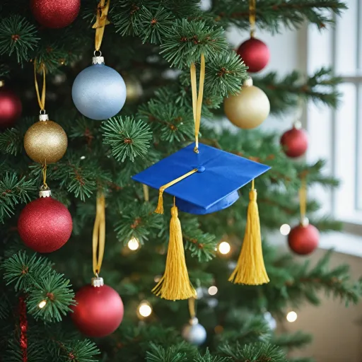 Celebrate achievements with personalized graduation Christmas ornaments