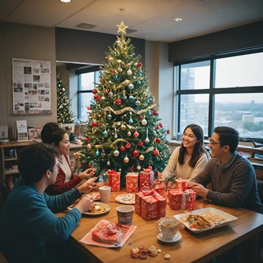 Creative ways to boost team spirit with christmas team building ideas
