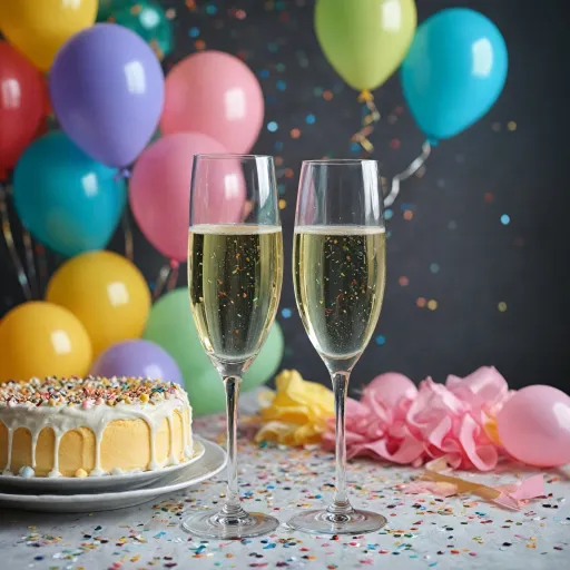How to craft the perfect birthday champagne wishes message